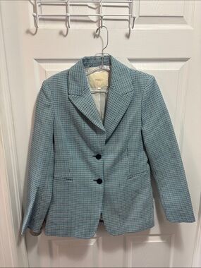 Maje Vikar Houndstooth Tweed Blazer